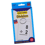 Maxbell Maxbell 1 Set 54 Pieces Kids Maths Education Flash Cards, with 1 Ring Division