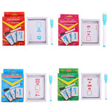 Maxbell Maxbell 27 Pieces Double Sided Educational Arithmetic Flash Cards with Erasable Pen Addition