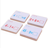 Maxbell Maxbell 27 Pieces Double Sided Educational Arithmetic Flash Cards with Erasable Pen Addition