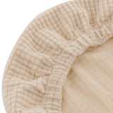 Stretchy Round Bar Stool Cover Chair Seat Cushion Fits 30-38cm Beige