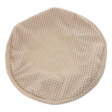 Stretchy Round Bar Stool Cover Chair Seat Cushion Fits 30-38cm Beige