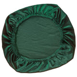 Soft Velvet Stretch Wedding Dining Room Chair Seat Cover Green