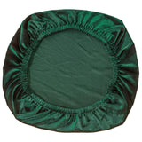 Soft Velvet Stretch Wedding Dining Room Chair Seat Cover Green