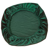 Soft Velvet Stretch Wedding Dining Room Chair Seat Cover Green