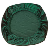 Soft Velvet Stretch Wedding Dining Room Chair Seat Cover Green