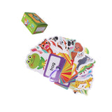 Maxbell Maxbell 30 Pieces Preschool Educational Flash Cards with Storage Ring Animals