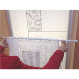 Maxbell Maxbell Multi-function Plastic Steel Tension Curtain Rod Spring Tension Rods 55-95cm