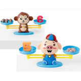 Maxbell Maxbell Balance Scale Toy for Math Addition Subtraction Early Teaching Monkey