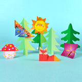 Maxbell Maxbell Origami Papers for Kids 108pcs Folding Papers 54 Patterns Manual Origami Book included