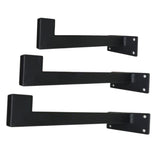 4pcs Wall Mounted Iron Bracket Industrial Scaffold Board Shelf Brackets
