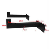 4pcs Wall Mounted Iron Bracket Industrial Scaffold Board Shelf Brackets