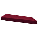 6xStretch Spandex Jacquard Sofa Couch Seat Cushion Cover Wine Red-Size L