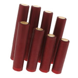 100 PVC Wine Bottle Heat Shrink Capsules  34mm -Burgundy(Gold Top)