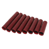 100 PVC Wine Bottle Heat Shrink Capsules  34mm -Burgundy(Gold Top)