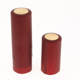 100 PVC Wine Bottle Heat Shrink Capsules  34mm -Burgundy(Gold Top)