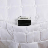 3xMassage Cosmetic Table Valance Sheet Cover with Hole White-190x80cm