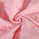 3xMassage Cosmetic Table Valance Sheet Cover with Hole Pink-185x70cm