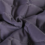 Maxbell 2pcs Massage Cosmetic Table Valance Sheet  Cover with Hole Purple 180x60cm