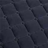 3xMassage Cosmetic Table Valance Sheet Cover with Hole Dark Blue-190x80cm