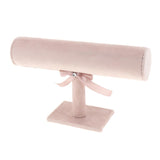 Maxbell 3xT-bar Jewelry Bracelet Bangle Watch Display Stand Holder Pink