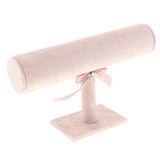 Maxbell 3xT-bar Jewelry Bracelet Bangle Watch Display Stand Holder Pink