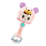 Maxbell Maxbell Baby Hand Bell Sand Hammer Toy Baby Music Rhythm Rolling Sticks Toys Pink