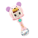 Maxbell Maxbell Baby Hand Bell Sand Hammer Toy Baby Music Rhythm Rolling Sticks Toys Pink