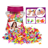 Maxbell Maxbell Pop Beads Art and Crafts Kid DIY Snap Together Jewelry Making Toy Kit 220pcs