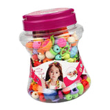 Maxbell Maxbell Pop Beads Art and Crafts Kid DIY Snap Together Jewelry Making Toy Kit 220pcs