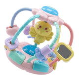 Maxbell Maxbell Baby Musical Grasping Hand Bell Rattle Teethers Kids Sound Learning Toy Pink