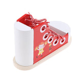 Maxbell Maxbell Kids Wooden Lacing Sneakers Shoe Montessori Teaching Material