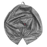 Kids Stuffed Animal Storage Bean Bag Leathaire Beanbag Couch Cover Gray_M