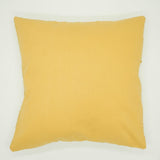 Yellow Corrugated Cotton Linen Cushion Cover Pillowcase Soft Cushion Case Noble Embroidery Design Best for Living Room & Car - Aladdin Shoppers