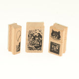 Maxbell Maxbell Vintage Wood Fine Art Stamps Creative Stationery in Tin Box  Style_2