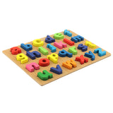 Maxbell Maxbell Kids Wooden Alphabet Puzzle Toddler Learning Jigsaw Toy Lowercase Letters