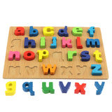 Maxbell Maxbell Kids Wooden Alphabet Puzzle Toddler Learning Jigsaw Toy Lowercase Letters