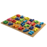 Maxbell Maxbell Kids Wooden Alphabet Puzzle Toddler Learning Jigsaw Toy Lowercase Letters