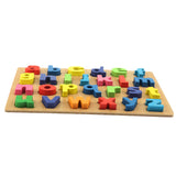 Maxbell Maxbell Kids Wooden Alphabet Puzzle Toddler Learning Jigsaw Toy Lowercase Letters