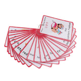 Maxbell Maxbell 22Pcs Kindergarten Kids Toddlers Learn to Read Flash Cards Spring Festival