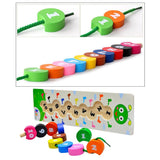 Maxbell Maxbell String Lacing Beads Set for Toddlers Preschool Educational Number Toy Large