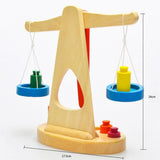 Maxbell Maxbell Montessori Wooden Balance Beam Scale Toy Kids Balancing Game Toy Set