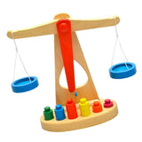 Maxbell Maxbell Montessori Wooden Balance Beam Scale Toy Kids Balancing Game Toy Set