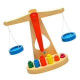 Maxbell Maxbell Montessori Wooden Balance Beam Scale Toy Kids Balancing Game Toy Set