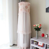 Maxbell Japanese Floral Lace Cylindrical Air Conditioner Cover Cute Lace Cabinet Cover Indoor Protector - Aladdin Shoppers