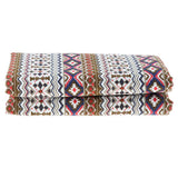 Maxbell Rectangle Tablecloth 70 Inch Folk Pattern 180*130cm Table Cover for Dinner Table, Buffet Table, Coffee Table, Side Table - Aladdin Shoppers
