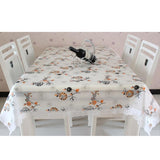 Maxbell 1 Piece Waterproof EVA Rectangle Tablecloth for Rectangle Table Windmill Pattern - Aladdin Shoppers