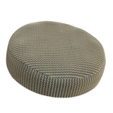 Breathable Mesh Bar Stool Covers Round Chair Seat Cushions Sleeves Beige