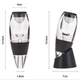 Maxbell Wine Aerator Decanter Pourer Spout Diffuser with Base Bar Supplies Wine Accessories Kitchen Gadgets - Aladdin Shoppers