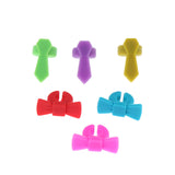 6Pack Silicone Wine Glass Tag Cup Marker Party Wine Glass Charms Style 01