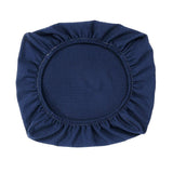 Maxbell 2PCS Jacquard Polyester Stretch Wedding Dining Chair Seat Cover Dark Blue_M